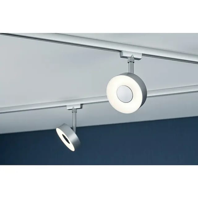 Paulmann Urail LED Schienenspot Circle 210lm 5W White Switch 230V Chrom Matt