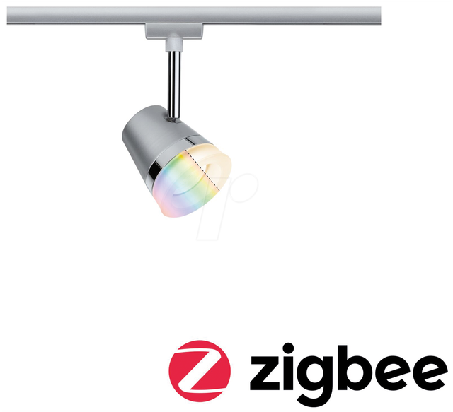 Paulmann Urail Spot Cone Smart Home Zigbee RGBW 5,5W Chrom Matt