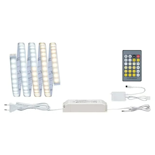Paulmann LED-Strip Tunable MaxLED 1000 Basisset IP44 17W 1020lm 40V Weiß