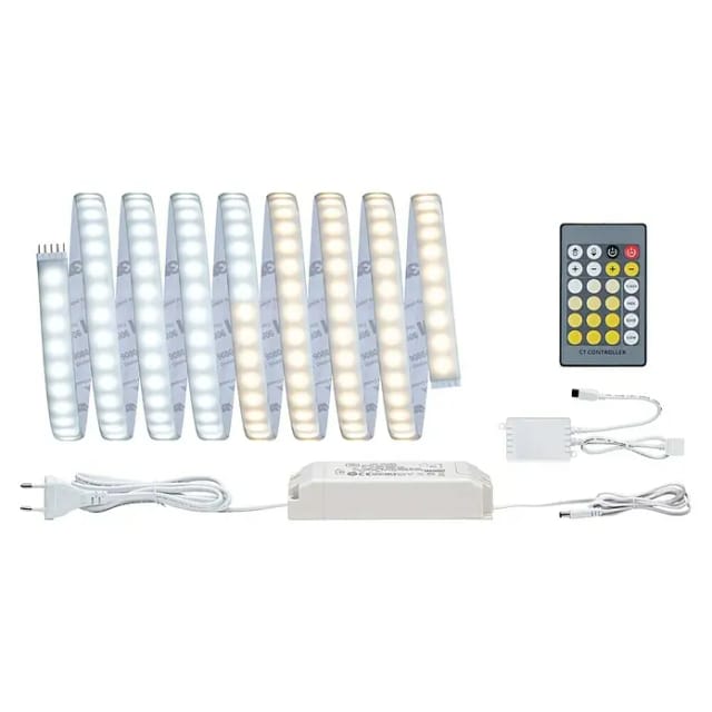 Paulmann LED-Strip Tunable MaxLED 1000 Basisset IP44 32W 1020lm 60V Weiß