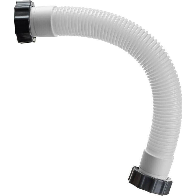 Aougo – 4,9 M Langer, Flexibler Pvc-poolsaugschlauch – Chemikalienbeständig – Kompatibel Mit Intex-pumpen – 2er-pack