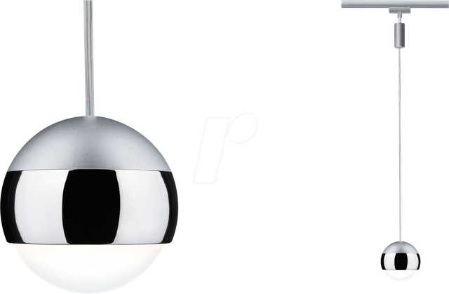 Paulmann Urail LED Pendel Capsule II 6W 4000K Chrom Matt