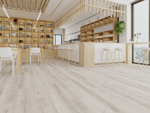 Click-Vinylboden Landhausdiele Eiche Polar