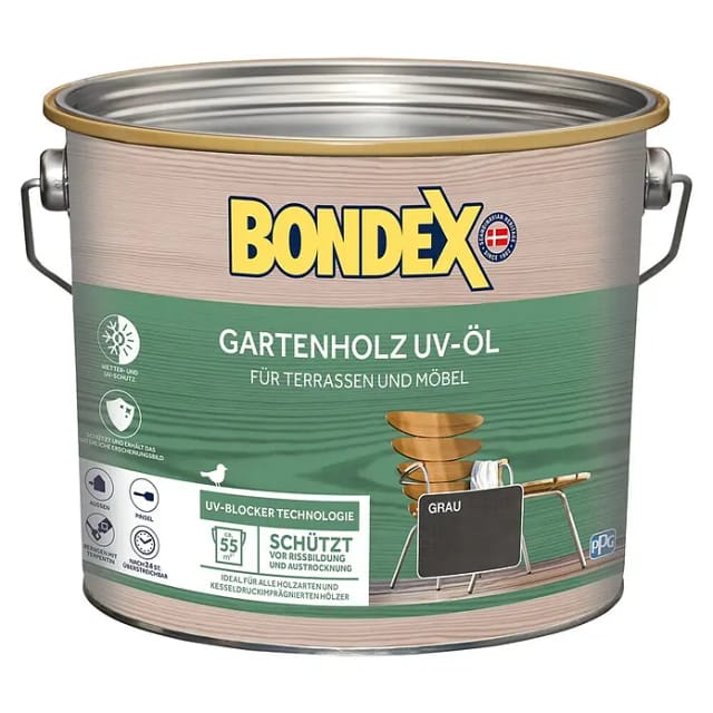 Bondex UV-Öl Grau 2,5,