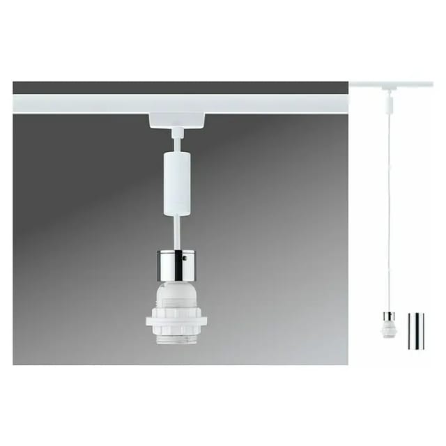 Paulmann Pendelleuchte 2Easy URail Signalweiß 150 cm x 5,8 cm