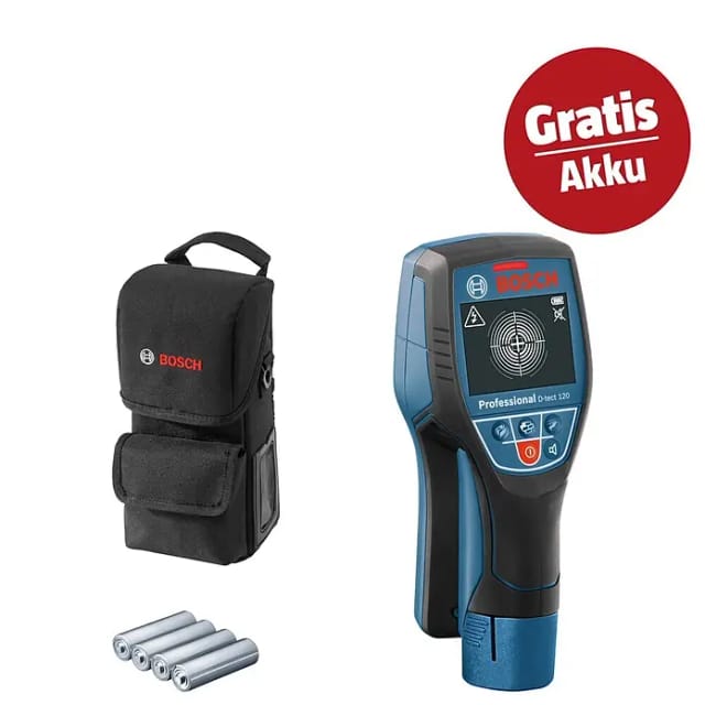Bosch Professional Ortungsgerät D-tect 120 max. Ortungstiefe 12 cm