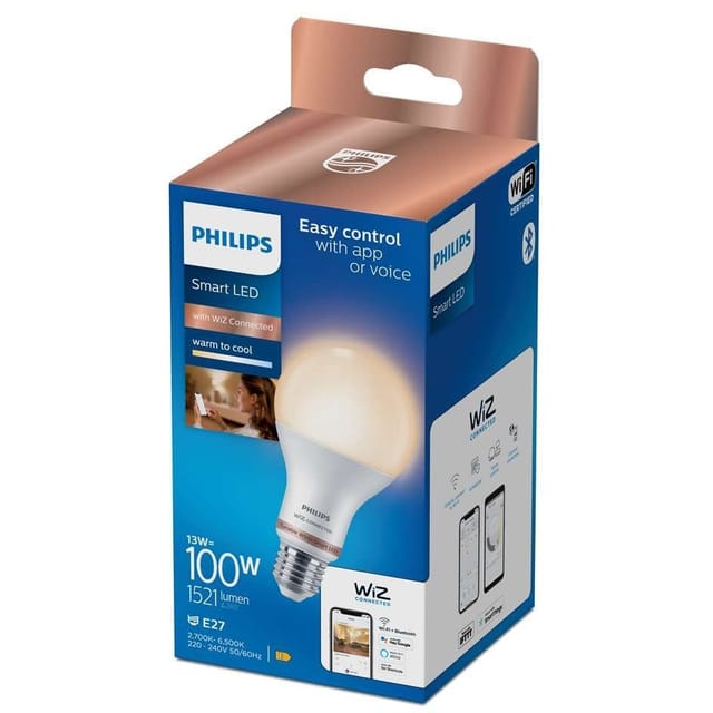 Philips WIZ Leuchtmittel E27 Glühlampenform 1521,m 13 W