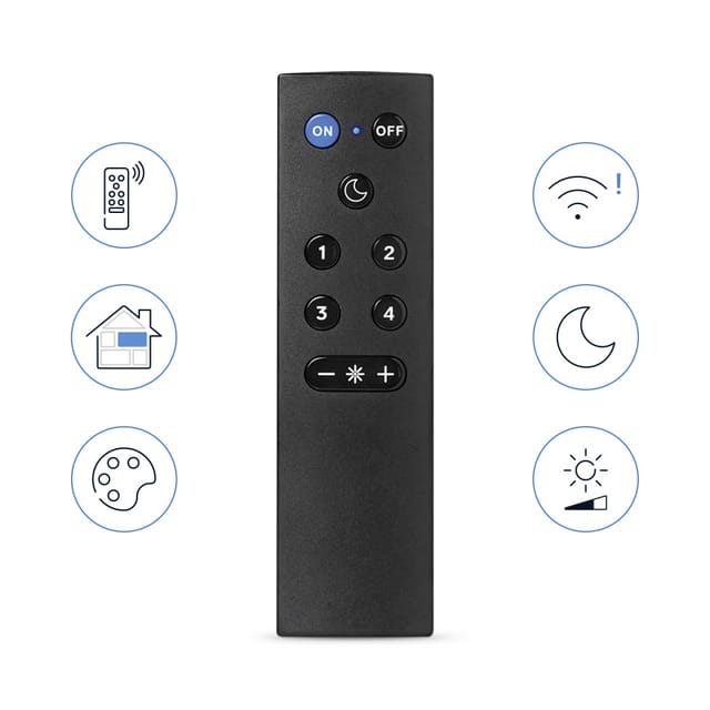 WiZ Smarte Remote Fernbedienung inkl. Batterien Einzelpack