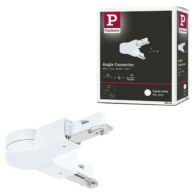 Paulmann Gelenk-Verbinder URail 15,9 cm x 3,6 cm Signalweiß