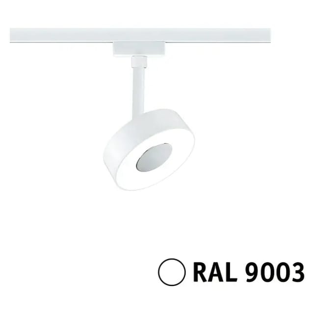 Paulmann LED-Schienenspot Circle URail Signalweiß Ø 10 cm Neutralweiß