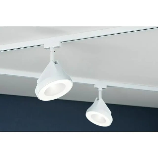 Paulmann LED-Schienenspot Arena URail Signalweiß Ø 12,3 cm Warmweiß