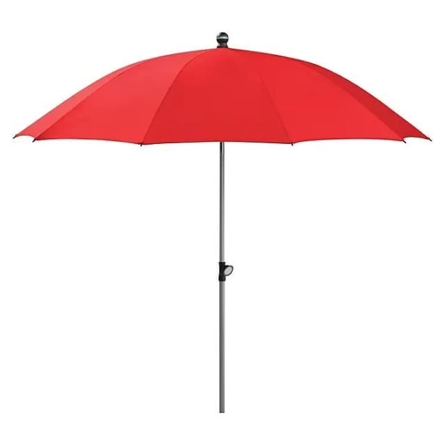 Schneider Marktschirm Ø 220 cm Rot mit Push-Up Mechanik