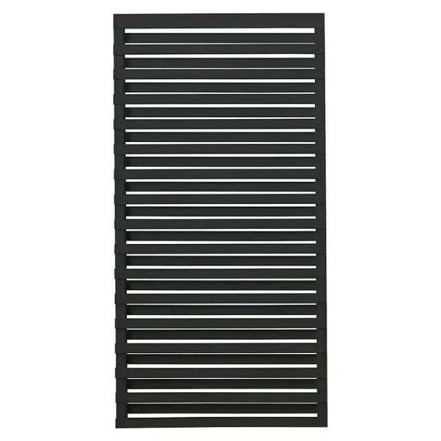 Plus Holz Sichtschutzzaun Osaka Nadelholz Schwarz 90 cm x 180 cm