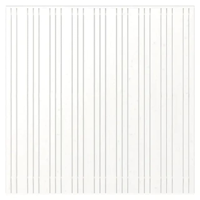 Plus Holz Sichtschutzzaun Tangent Nadelholz Weiß 180 cm x 180 cm
