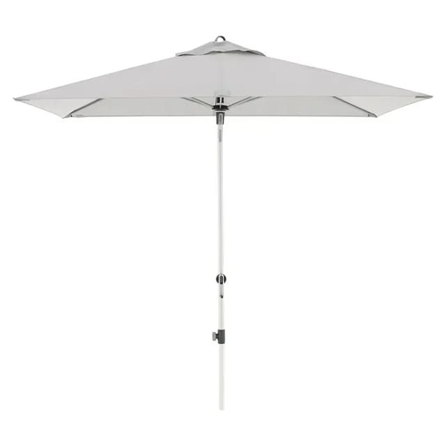 Doppler Balkonschirm Expert 140 cm x 220 cm Hellgrau mit Kurbelmechanik