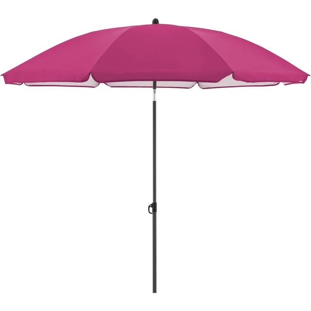 Derby Balkonschirm COMO Ø 165 cm Pink mit Knickfunktion