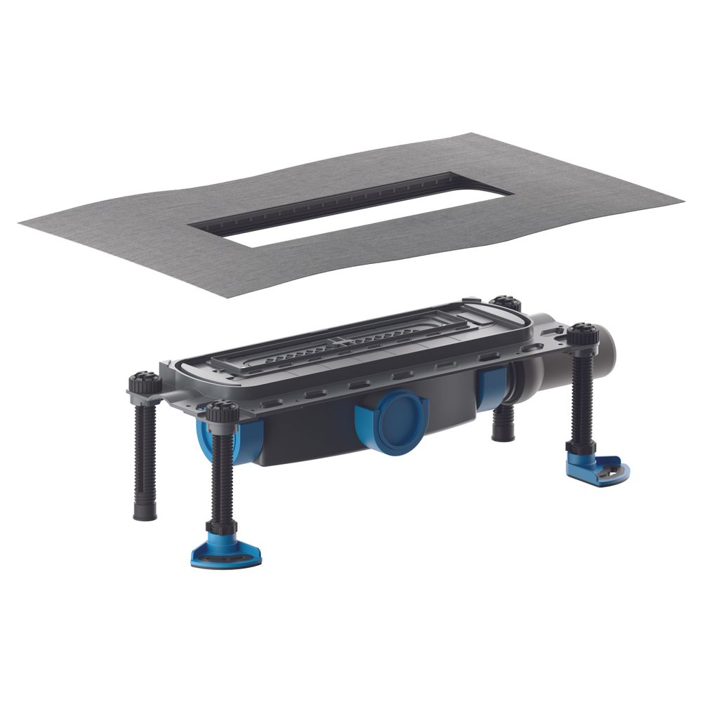 Dallmer Ablaufgehäuse Dallflex 2.0, Ablauf Dn 50 Seitlich, Pp, 570000