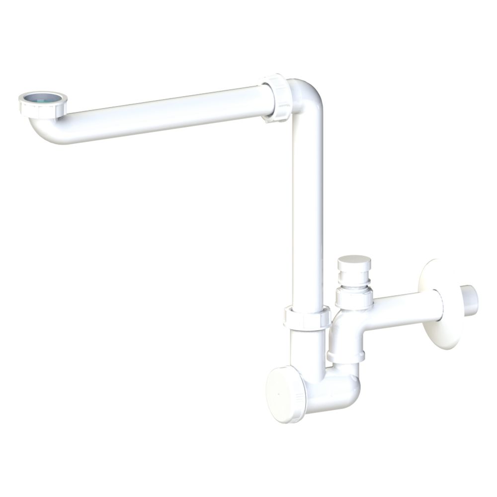 Dallmer Waschtisch-möbel-siphon 137 R, 1 1/4" X Dn 32, Pp, 051004