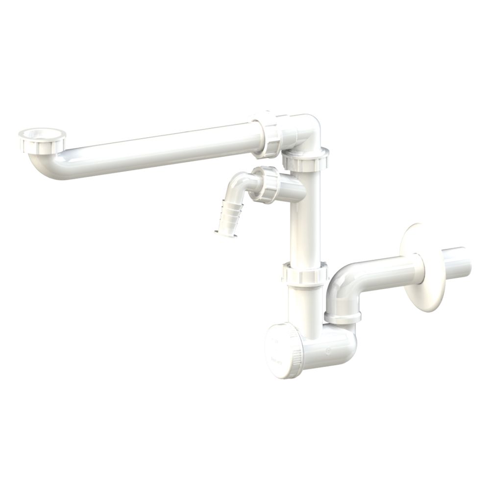 Dallmer Waschtisch-möbel-siphon 137/1, 1 1/4" X Dn 32, Pp, 051011