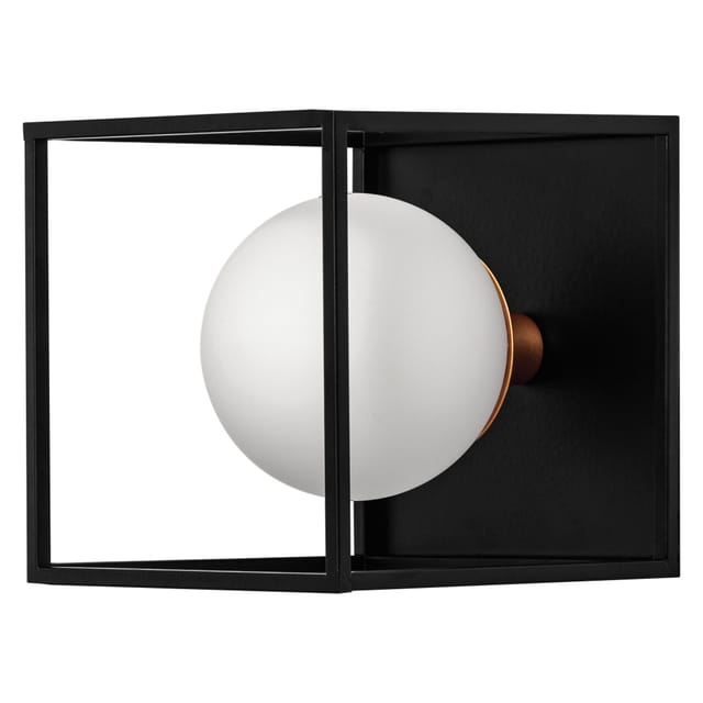 Ledvance Bad-Wandleuchte Decor Square 1-flammig Schwarz 15x15 cm