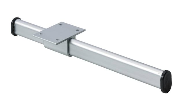 Hettich Kleiderstange Aluminium eloxiert/Kunststoff Schwarz