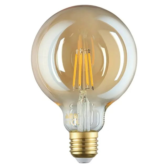 Eglo LED Leuchtmittel G95 Amber E27 4,9 W
