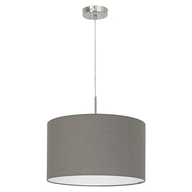 Eglo Hängeleuchte Pasteri 1-flammig Anthrazit-Braun Ø 380 mm E27 60 W