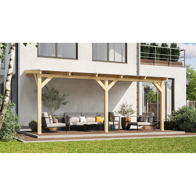 Weka Terrassenüberdachung 672 Gr. 2 Holz