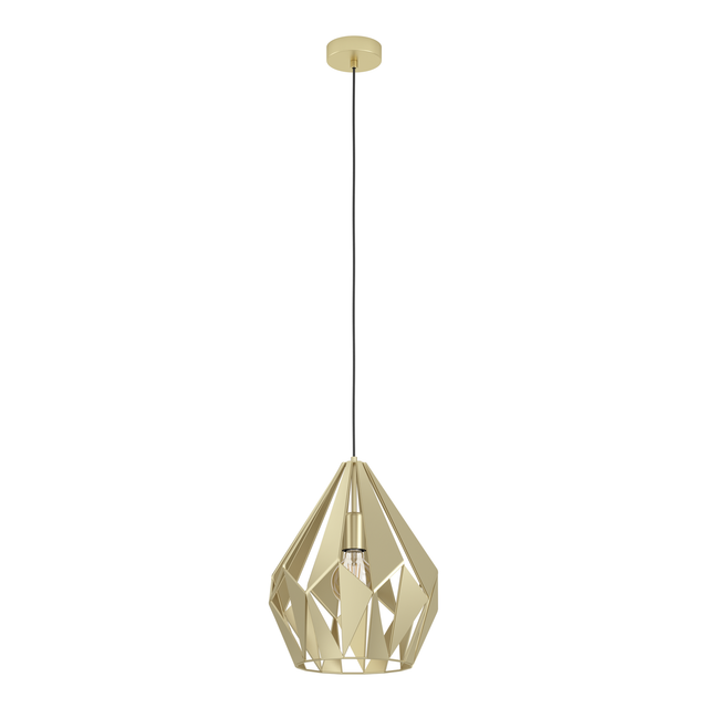 Eglo Hängeleuchte Carlton 1-flammig Gold Ø 310 mm E27 60 W