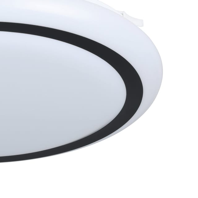 Eglo LED Wand und Deckenleuchte Capasso Weiß-Schwarz 14,6 W
