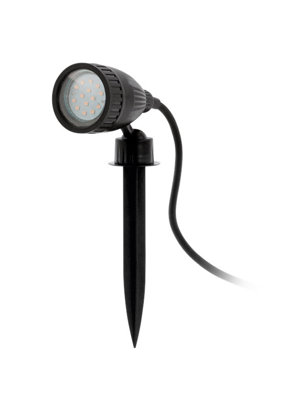 Eglo LED Außen-Erdspieß Nema 1 GU10 1-flammig Schwarz 3 W