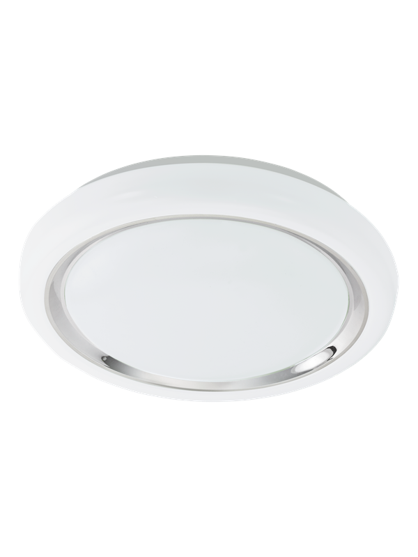 Eglo LED Wand und Deckenleuchte Capasso Weiß-Chrom 18 W