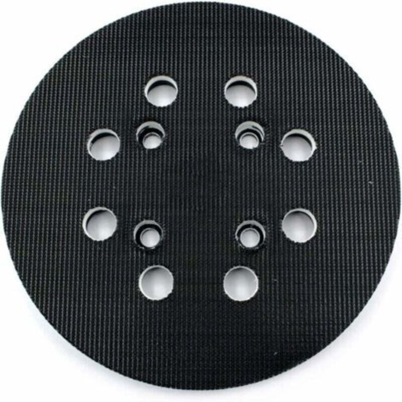 Plateau De Ponçage 125 Mm Dureté Moyenne Compatible Ponceuses Bosch Pex 300/400 Ae Et Advanced Orbit 18 8 Trous Pour Aspiration