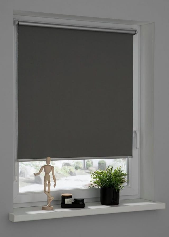 Schöner Wohnen Thermo-Rollo Martha 100 cm x 150 cm Anthrazit