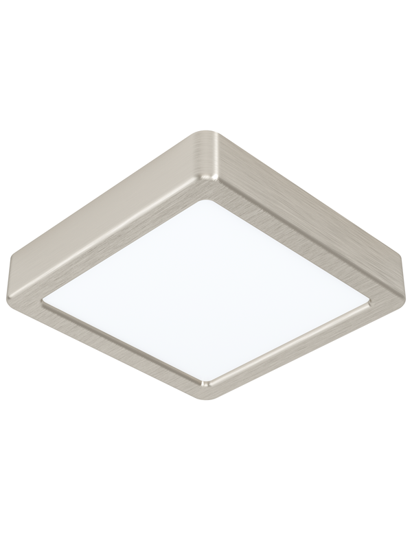 Eglo LED Aufbauleuchte Fueva 5 Nickel-Warmweiß matt eckig 11 W