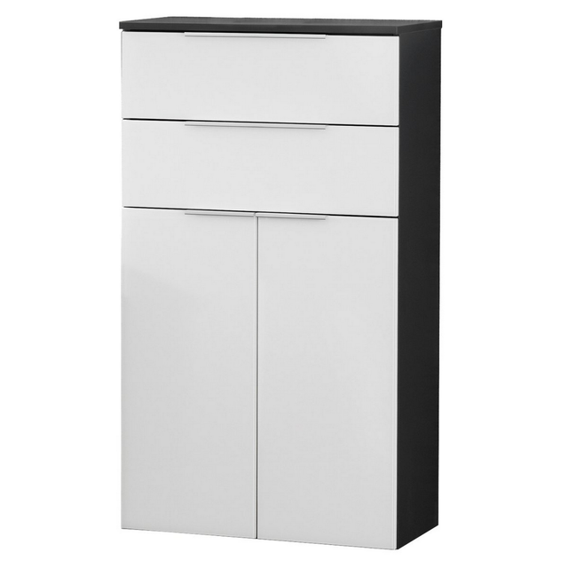Fackelmann Bad-Hängeschrank Kara Anthrazit 61 cm