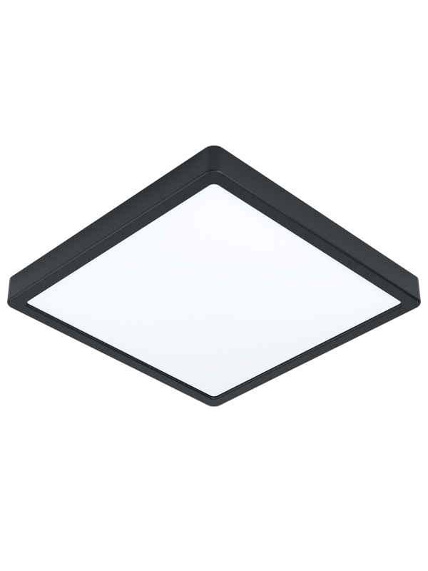 Eglo LED Deckenleuchte Fueva 5 Schwarz-Weiß eckig 20,5W