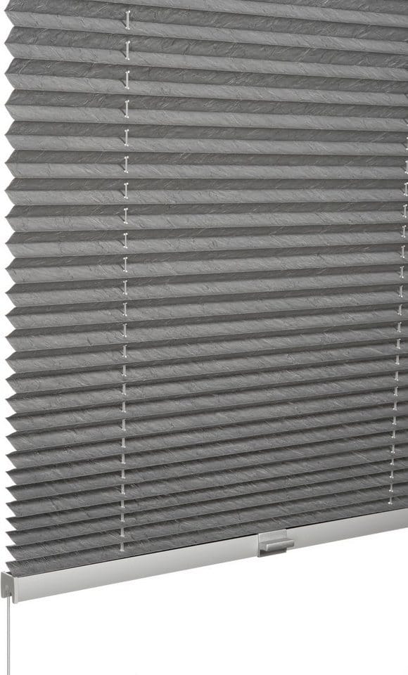 Schöner Wohnen Plissee Milla 60 cm x 130 cm Grau