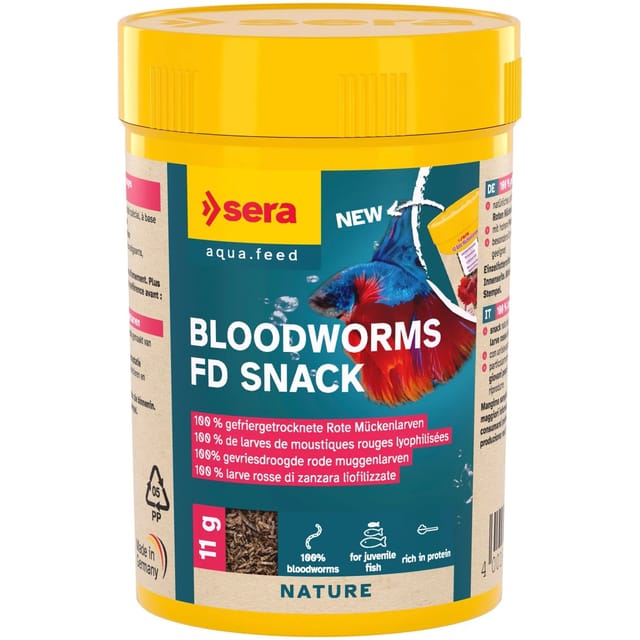 Sera Spezialfutter FD Rote Mückenlarven 100 ml (9 g)