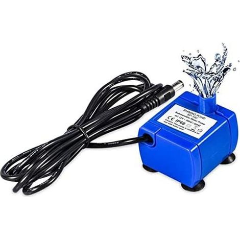 Geräuscharme Und Energieeffiziente Ac/dc-wasserpumpe Mit Zweifarbiger Led-beleuchtung Und Trockenlaufschutz (automatische Abschaltung)