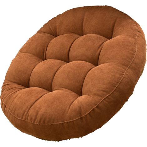 Tatami-futon-sitzkissen – Warmbrauner Cord – 42 Cm