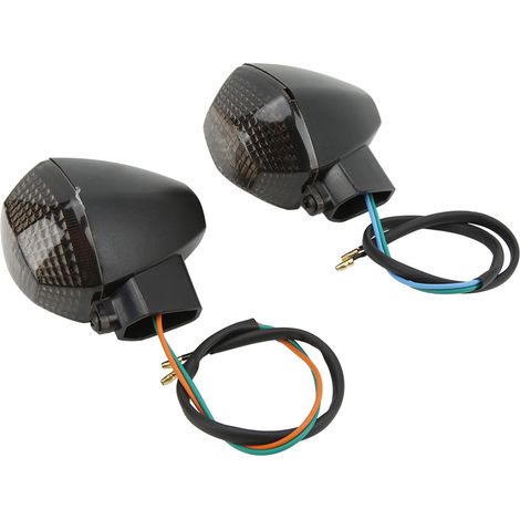 Set Mit 2 Ersatz-blinkern Vorne Und Hinten Für Suzuki Dl 1000 650 V-strom Motorrad (dunkelbraun)