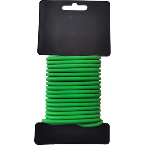 Grüner, Flexibler Tpr-draht Zur Stützung Von Gartenpflanzen (tomaten, Rosen, Kletterpflanzen), Stütze Für Haus Und Garten, Grün (2,5 Mm 10 M)