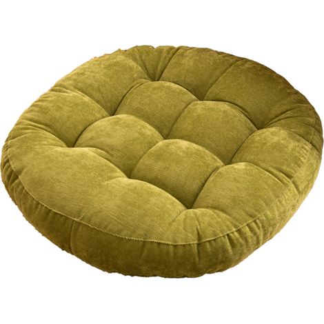 Tatami-futon-sitzkissen – Grasgrüner Cord – 42 Cm