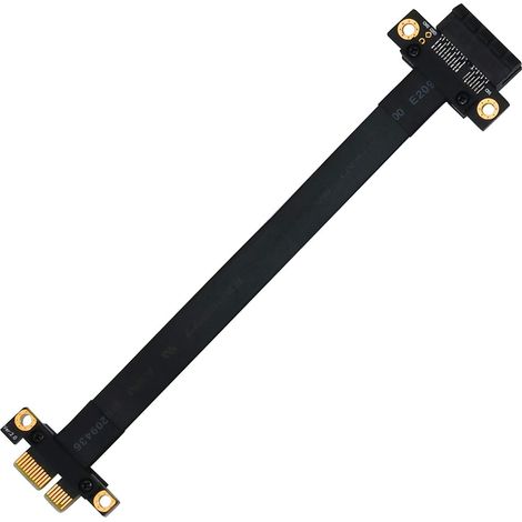 Pci Express X1 Adapterkabel, Pcie Adapterkabel, 36-poliges Pci Express 1x Pci-e Verlängerungskabel, Pcie Riser-kabel (20 Cm 180-grad-verlängerungskabel)