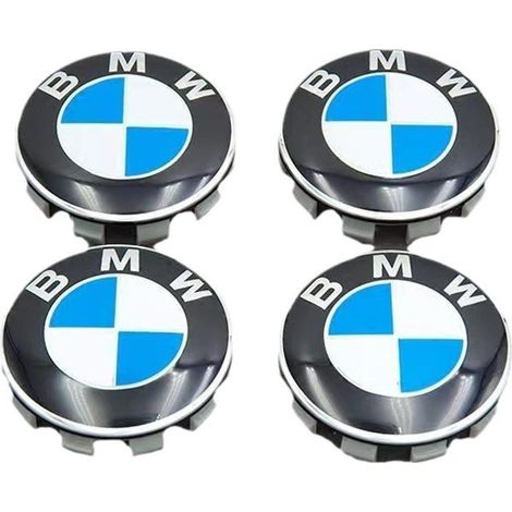 Satz Mit 4 Bmw Radnabenkappen/emblemen – Automobil 68 Mm