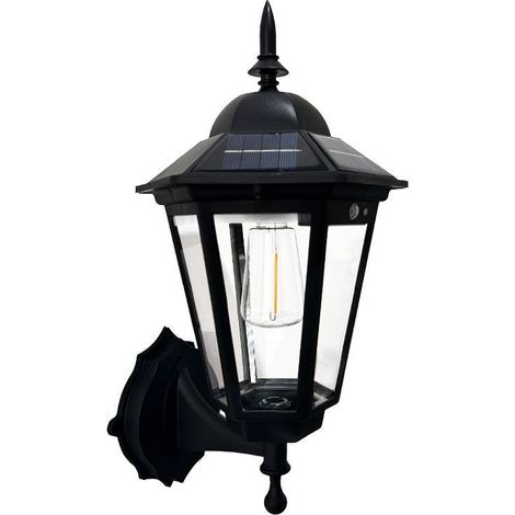 Solarbetriebene Außenleuchte Für Den Garten, Schaltet Sich Bei Dämmerung Automatisch Ein, Retro-wandleuchte Mit Bewegungsmelder