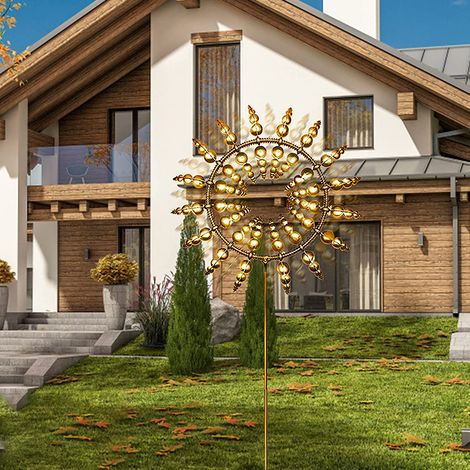 Einzigartige Und Bezaubernde Windmühle Aus Metall, Wetterfahne Aus Metall Mit Passendem Gartenstab – Die Perfekte Gartendekoration Und Geschenkidee.