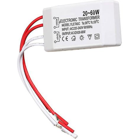 Projektoradapter Mit Elektronischem Transformator Für 20–60-w-halogenlampen, 220 V Auf 12 V Wechselstrom