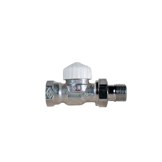 IMI Heimeier Thermostat-Ventilunterteil V-exact II Durchgang DN 15 Vernickelt